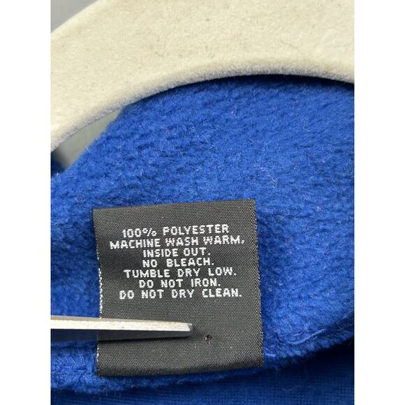 Team USA Olympic Committee Fleece Vest Womens Large Blue Solid Logo Full Zip - Picture 5 of 9